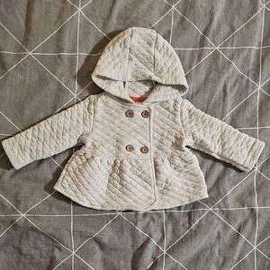 Carter's Quilted Hooded Puffer Jacket - Gray